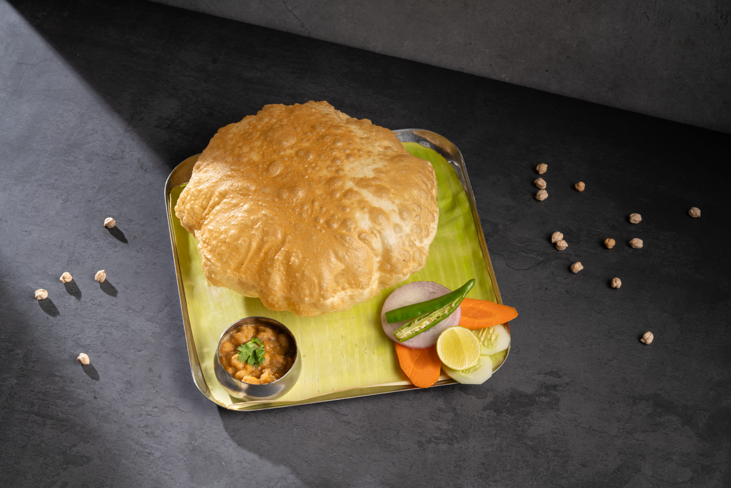 Poori with chana